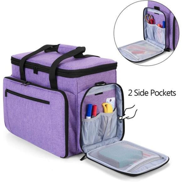 Sewing Machine Case with Removable Padding Pad, Travel Case for Sewing - Picture 6 of 7